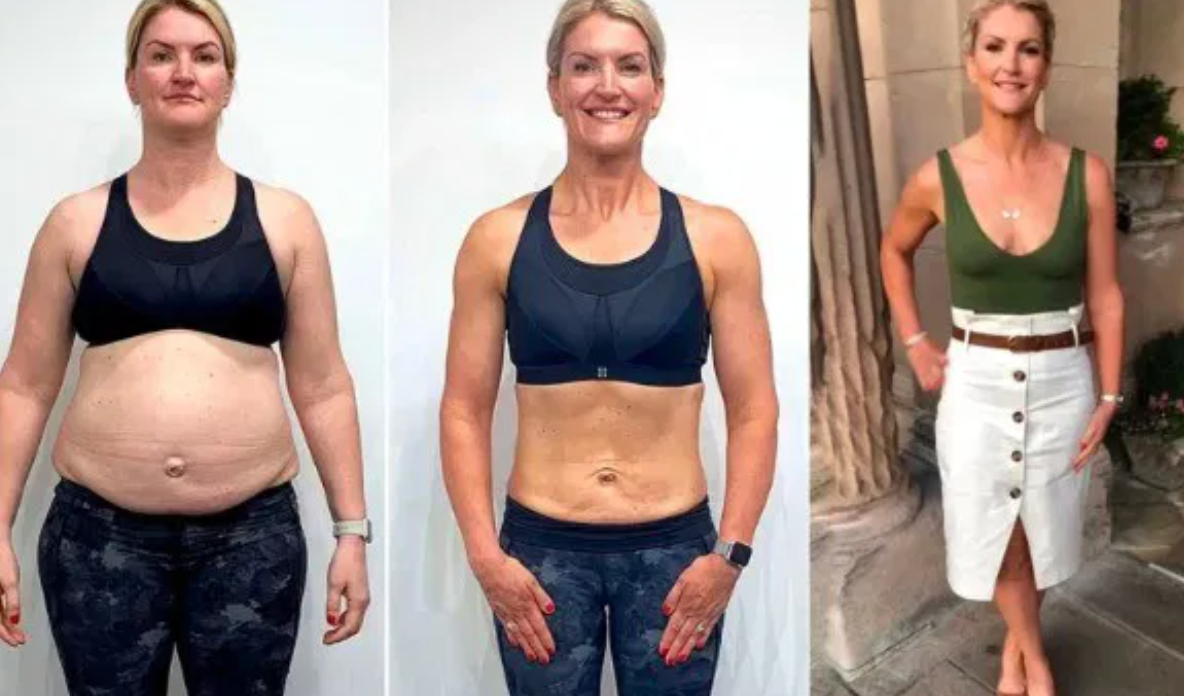 Transformação antes e depois